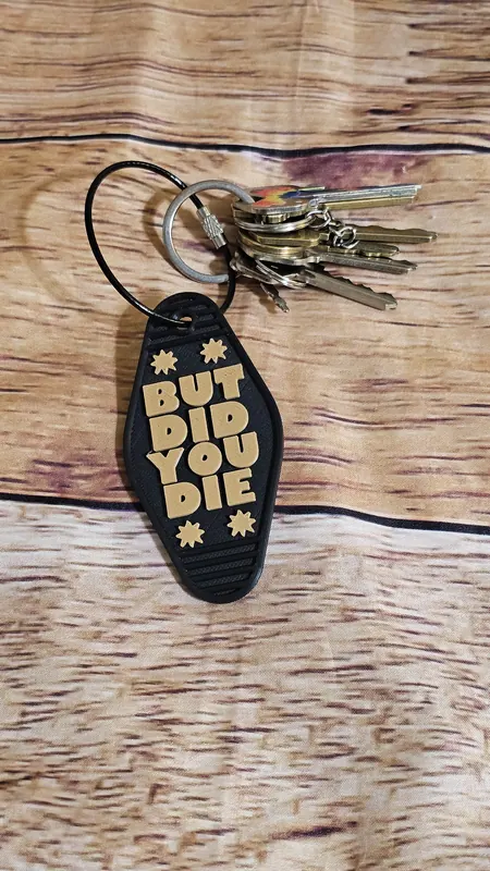 Custom Keychain - Personalized 3D printed keychain